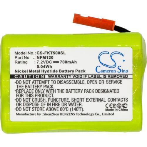 Cameron Sino 700mAh battery for FLUKE FiberInspector Mini FT500 NFM120 Equipment, Survey Battery