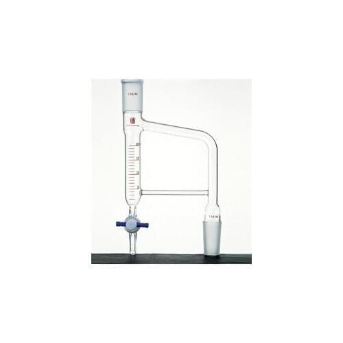 D452910 Distillation receiver, Dean stark, capacity:10ml, Joints:29/42, Stopcock:2mm PTFE, Approx Height* Width:275*72mm