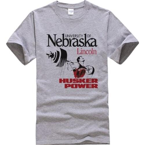 University Of Nebraska Lincoln Husker Power T Shirt Vintage Men Women T-Shirt Short Sleeve Cotton Fitness Cool Tee Tops