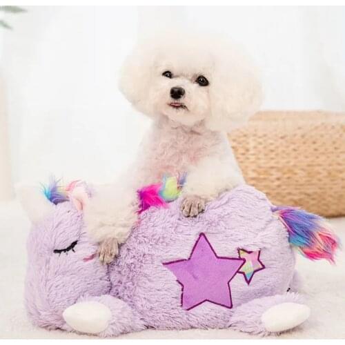 High Grade Pet Toys Cute Heartbeat Puppy Behavioral Training Sleep Toy Plush Pet Snuggle Anxiety Relief Sleep Aid Doll Durable