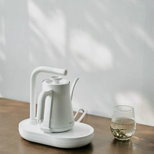 JRM0093 Long-mouthed Hand-pushed Coffee Pot Household Electric Tea Pot Automatic Kettle Set Temperature Control Fine-mouthed Pot