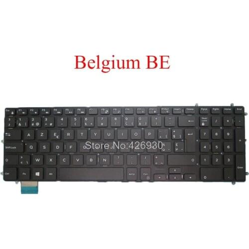 Laptop BE Keyboard For DELL For Inspiron 5565 5567 7566 7567 7577 5765 5767 7773 7778 7779 5570 5575 5770 5775 7570 3590 Belgium