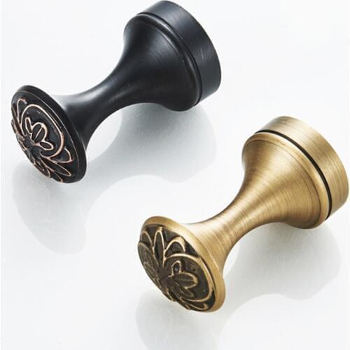 Bathroom Robe Hooks Antique Brass Wall Hook Single Clothes Hanger Towel Hooks Bathroom Accessories Coat Door Hooks