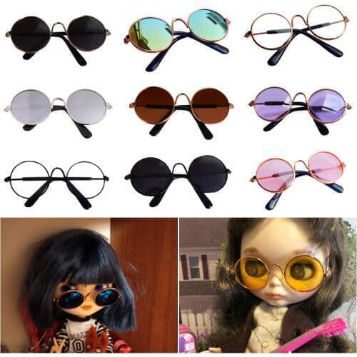 Doll Cool Glasses Pet Sunglasses For BJD Blyth American Grils Toy Photo Props