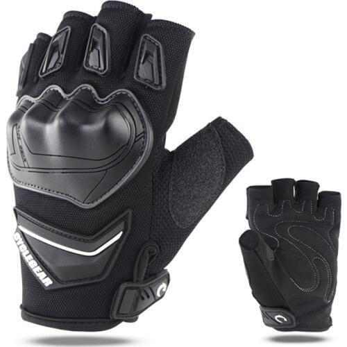 Summer Men Cycling Gloves Mountain Bike Half Finger Gloves MTB Road Bicycle Boxing Gloves Gym Fitness Non-slip Sportswear