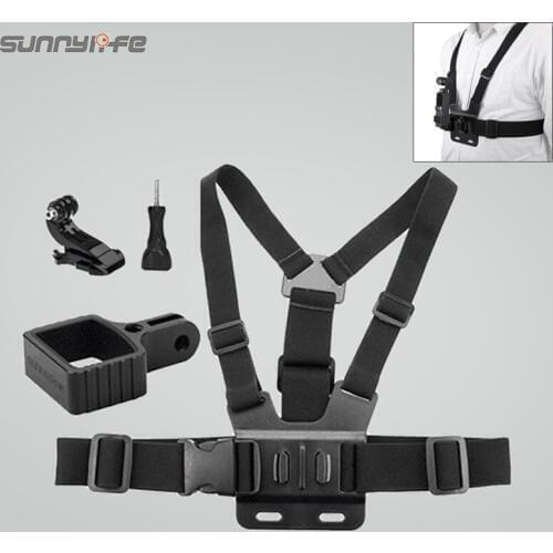 Sunnylife Chest Band Wearing Belt Strap Mount for DJI OSMO POCKET & GOPRO