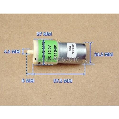 Brand new 370 Air pump blood pressure pump low noise 12V micro DC pump