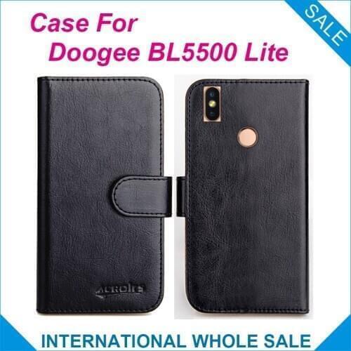 Original! Doogee BL5500 Lite Case ,6 Colors High Quality Leather Exclusive Case For Doogee BL5500 Lite Cover Phone Bag Tracking