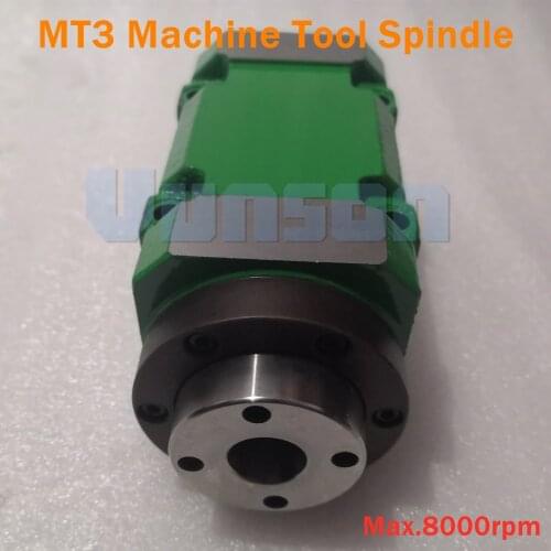 Morse 3 MT3 Taper Chuck 1500W 1.5KW 2hp Power Head Power Unit Machine Tool Spindle Max.8000RPM for Drilling/Boring Machine