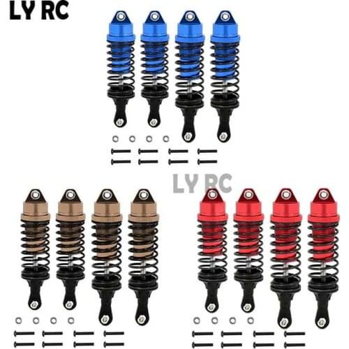 Front & Rear Shock Absorber Springs Damper Aluminum Alloy for 1/10 Traxxas Slash 4x4 4WD 2WD RC Cars Upgrades Replacement Access