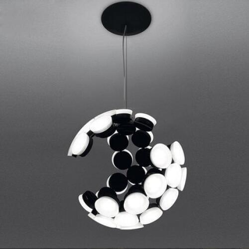 D50cm LED Modern Flower Pendant Lights Fixture Home Indoor Lighting Dining Room Bed Room Hanging Lamp Restaurant Shop Droplights