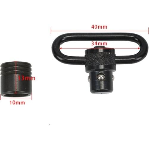 Tactical Gun Sling Swivels Fit Most Bolt Action Quick Release Detach Button Sling QD Loop 32mm Adapter For Rifle Airsoft Hunting