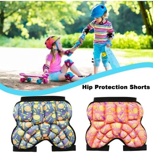 Thickened Kids Outdoor Sport Ski Skate Snowboard Shorts Skiing Protector Roller Skating Protective Hip Padded Shorts Kneepad