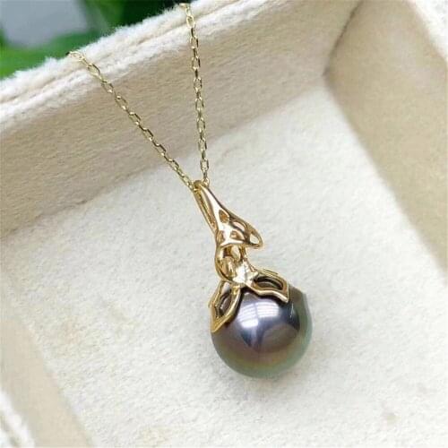 Factory Wholesale Real Solid S925 Sterling Silver Accessories DIY Jewelry Making Pearl Pendant For Women Charm Gift