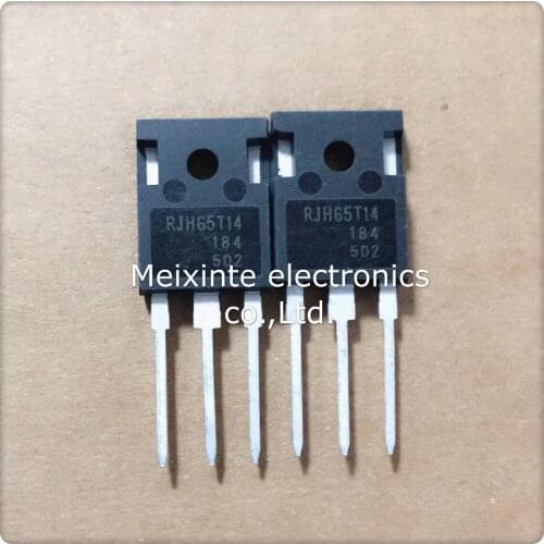 10pcs/lot RJH65T14 TO-247 650V 100A Common use of electric welding machine IGBT tube TO-3P