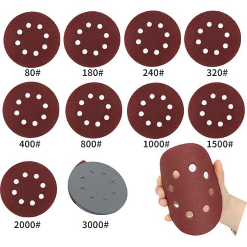 100pcs Sanding Discs Sandpaper Sand Sheets Grit 80-3000 Sanding Disc Polish Sanding Pad for Woodworking Polishing Tools