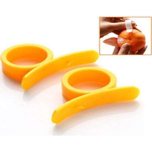 1000pcs/lot Plastic Orange Peelers Zesters Lemon Grapefruit Fruit Slicer Opener Cutter Kitchen Gadgets