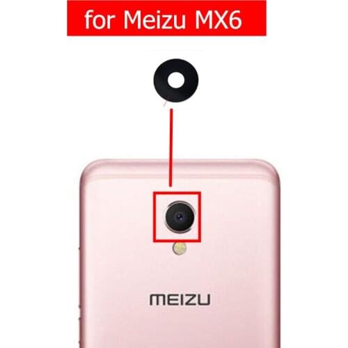 2pcs for Meizu MX6 Camera Glass Lens Back Rear Camera Lens with 3M Glue for Meizu MX6 Replacement Repair Spare Parts