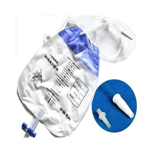 5 piece in anti regurgitation drainage bag medical urine bag urine collection bags 1500 ml thickening the urine bag men and wome