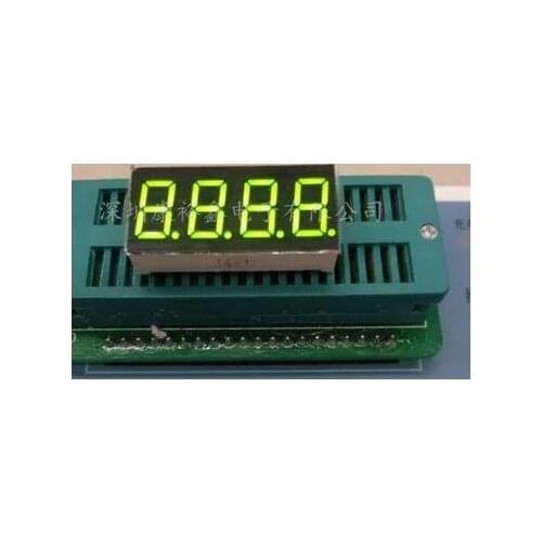 Free shipping 0.36 inch 4 Bit yellow green colour Digital Tube LED Display 7 Segment Common Cathode 5pcs/lot