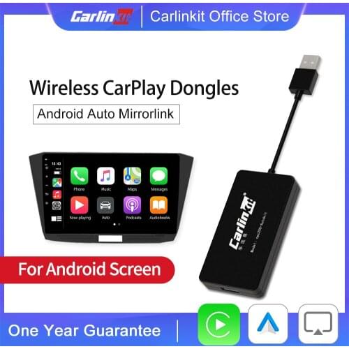 Wireless Apple CarPlay Android Auto Airpaly Smart Link USB Dongle for Android Music Navigation Player Mirrorlink USB Adapter