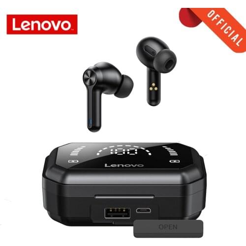 Lenovo Lp3 pro Bluetooth Headphones 1200mAh Charging Box TWS Bluetooth Earphones Stereo Bass Game Low Latency Waterproof
