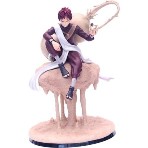 Naruto Authentic Gaara 22CM Doll Kawaii Action Figure Anime Figure Anime Childrens Gifts Naruto