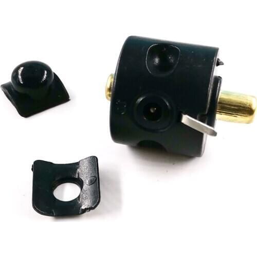 Flashlight 24mm Diameter Middle Switch Assembly with 3.5mm Charging Port Hole Torch Accessory