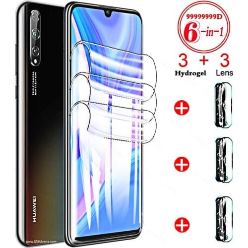 Hydrogel Film for Huawei Y8P Y7p Y6p Y5p Screen Protector for Huawei Huawey Y5p Y6p Y8p Y7p Back Lens Film Camera Tempered Glass