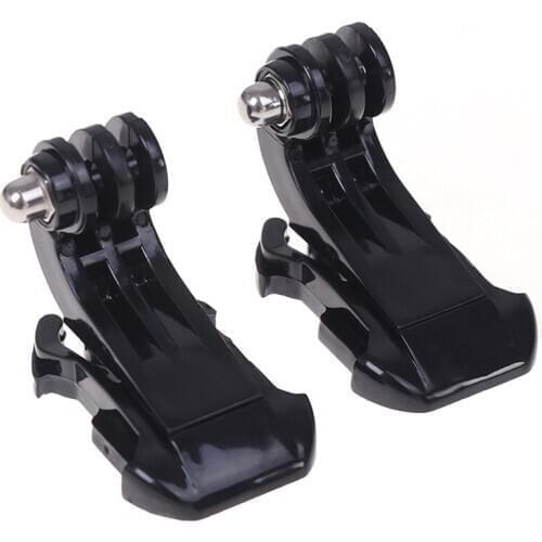 2 Pcs J-Hook Buckle Surface Mount Accessories Action Camera Helmet Fixed Base