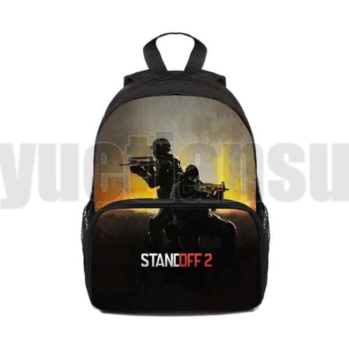 12/16 Inch Mini Bag 3D Printed Standoff 2 Backpack Children Anime Shooting Game Bag Kids Backpack Kindergarten Back To School