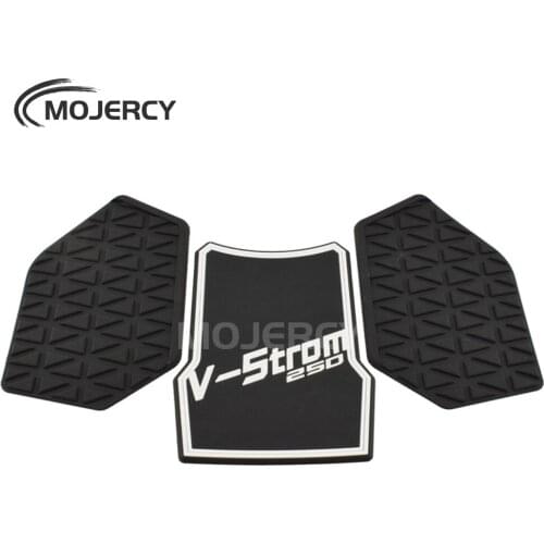 Motorcycle Knee Tank Traction Pads Fuel Tank Grips Side Stickers Protectors Decal For Suzuki DL250 V-STROM DL 250 VSTROM