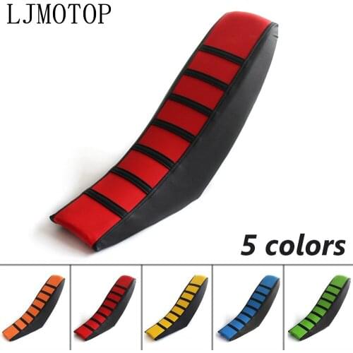 Motorcycle 5 Color Universal Leather Gripper Soft Seat Cover For Honda CRF450X CRF230F XR230 XR250 XR400 XR125 CRM250R CRF250L