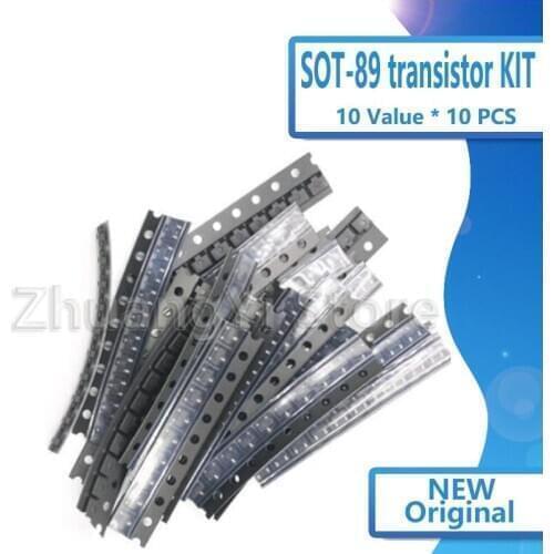 SOT-89 SMD transistor Assorted KIT Total 8 tipos X10pcs = 80 pcs contem 78L05 78L06 78L08 78L09 78L10 78L12 78L15 79L05