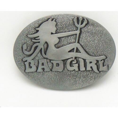New Arrival Sexy Bad Girl Western Belt Buckles Metal Nickle Cowgirl Belt Buckle for Belt Women Apprael Accessories Free Shipping