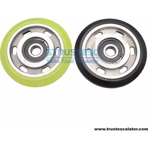 OD125mm W22mm 6303 STRUSTESC SGP00200 125*22*6303 Elevator High Speed Guide Shoe 125x22x6303Roller Rubber Polyurethane Material