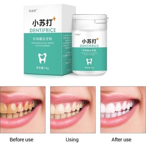 Teeth Whitening 50 Grams Remove Smoke Stains Coffee Stains Tea Stains Fresh Breath Bad Breath Oral Hygiene Dental Care