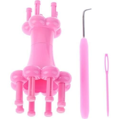 Plastic Double Head French Yarn Wool Rope Knit Knitter Knitting Doll Craft