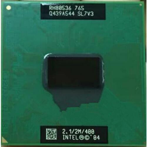 Intel CPU PM 765 notebook Pentium M Processor 2.1GHz/2M PM 765 CPU PGA Original Support 855 Motherboard chip