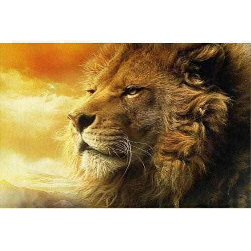 Psychedelic Narnia Lion Aslan Animals Art Film Print Silk Poster Home Wall Decor 24x36inch
