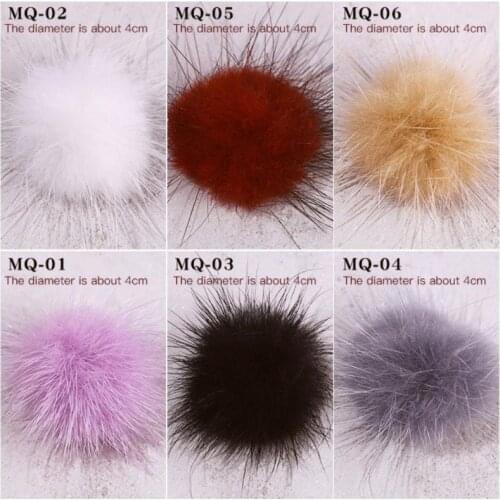 1pcs Fluffy Plush Ball Nail Art Jewelry Detachable Hair Ball Magnetic Pompoms New Net Red Nail Polish Glue Cute DIY Decoration