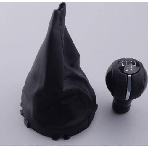 5 Speed Manual Gear Shift Knob with Gaiter Boot Fit for Mini Cooper F55 F56 F54 Clubman F60 F57