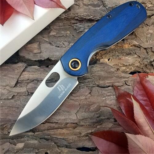 Outdoor Tactical Camping Hunting Survival Pocket Folding Knife 2.7" 5CR15MOV Mini EDC Knives Utility Combat Multi Tool