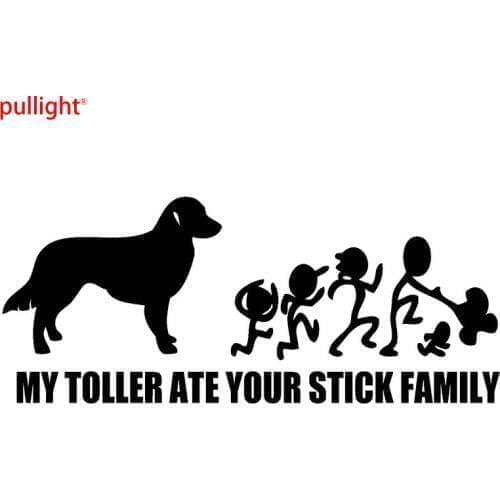 My Toller Ate Your Stick Family Vinyl decal sticker Car Truck Window Laptop