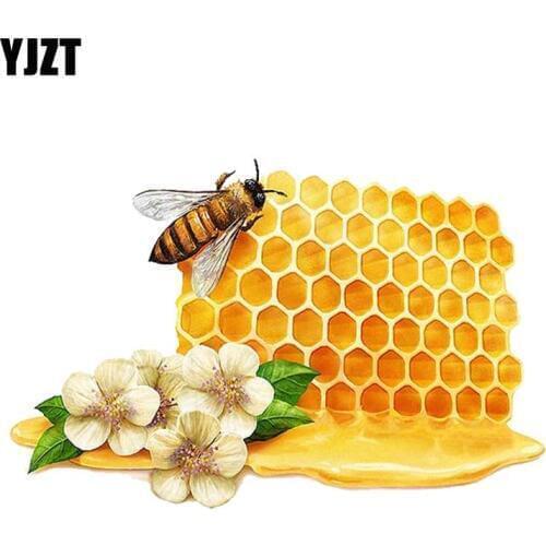 YJZT 15CM*9.7CM Delicious Honey Decal Car Sticker PVC 12-300599