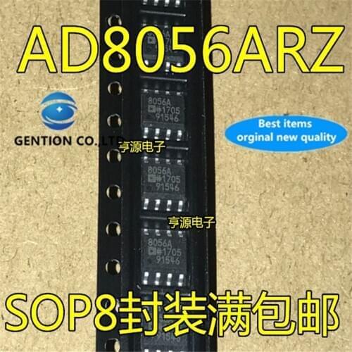 10Pcs AD8056ARZ AD8056AR AD8056 8056A SOP-8 High speed operational amplifier chip in stock 100% new and original