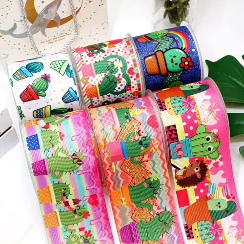 5 Yards Fruits Printed Grosgrain Ribbons For Hair Bows DIY Handmade Materials42628