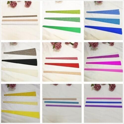 60pcs/lot DIY Folding Paper Star Gift Lucky Star Origami Decorative Paper Strips Friends Christmas Gift 24cm*1cm