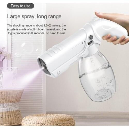 800ml Nano Ultraviolet Spray Gun Air Sterilization Disinfection Atomization Gun Electric Spray Disinfection Machine