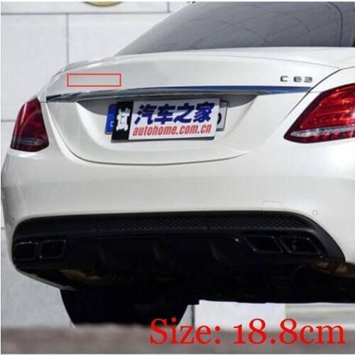 A M G Letter Emblem Car Styling Refitting Trunk Logo Sticker Glossy Black Matte Chrome for Mercedes Benz AMG C63 C63S E63 E63S